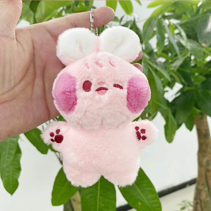 Plush Lovable Mini Cat Hanging Doll Keychain Perfect Companion For Bags And Key Accessories