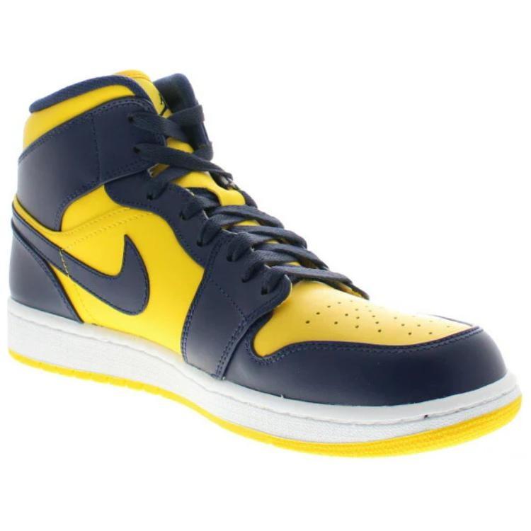 Air Jordan 1 Mid 'Michigan' Men's 554724-707