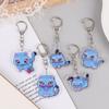 5Pcs Cartoon Huntrix Saja Boys Derpy Tiger Acrylic Keychains Ring Double-Sided Key Chain Jewelry Demon Hunters Love Gifts