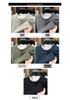 Men's Summer 2025 Heavyweight Henley Collar Two-Piece Look Short Sleeve Casual Knit Sweater
