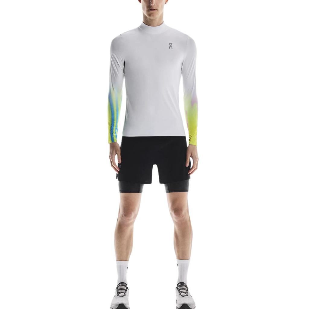 On Pace Lässiger Rundhals-Pullover Langarm Atmungsaktives T-Shirt Herren T-Shirts Weiß 1MF10040069