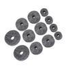 23Pcs Drum Felt Pad Cymbal Kit NonSlip with Base Wing Nuts Washer Percussion Accessories(Gray )