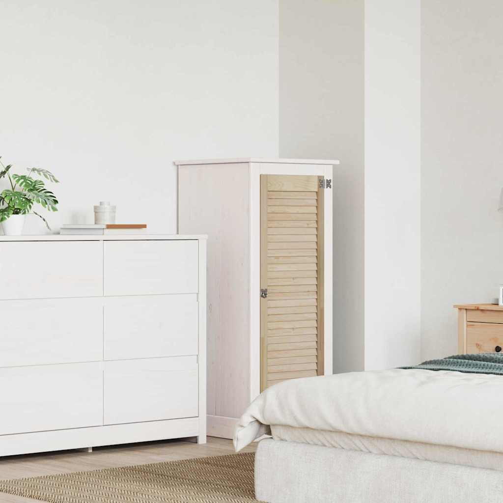 Natural Wardrobe Door 110 X 2.1 X 39.5 Cm Solid Pine Wood