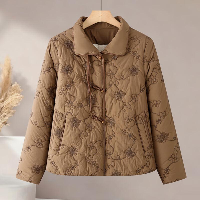 Yalu Women's Winter Fleece-Lined Cotton Jacket