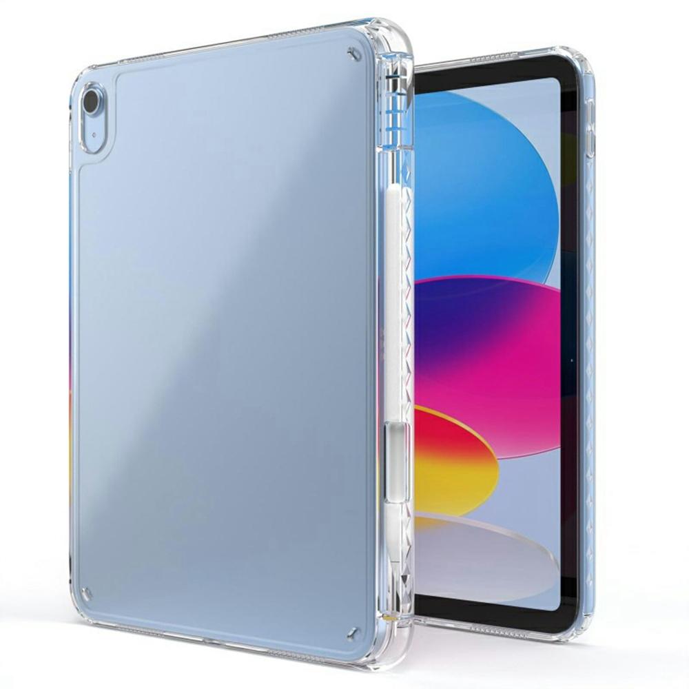 For iPad (2025)/iPad 10.9 (2022) Case Corner Protection Clear Acrylic+TPU Tablet Cover