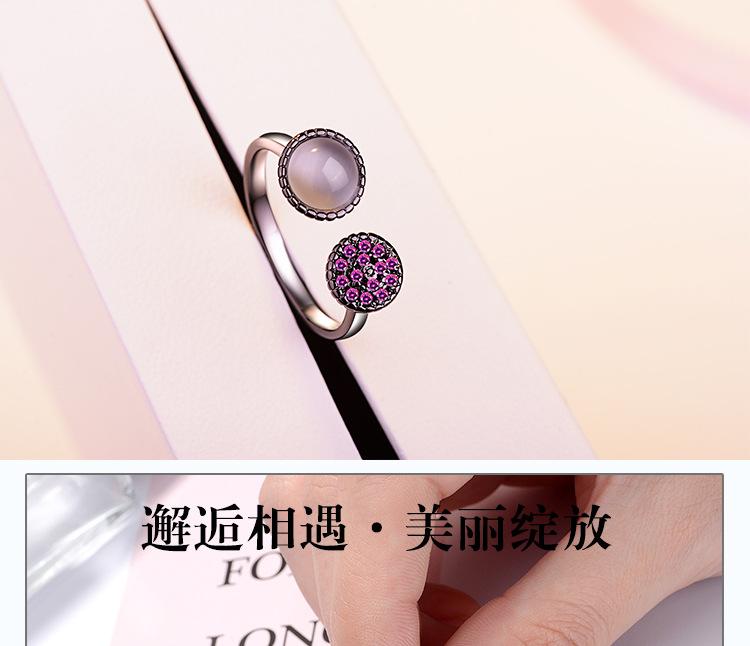New 925 Sterling Silver Ring AAA Zircon Adjustable Simplicity Fashion Exquisite Women Jewelry Accessories Wedding Party Gift