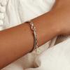 WOSTU Original 925 Silver Basic Bracelet Lobster Clip Snake Chains Infinite Love Clasp DIY Jewelry Beads for Women Gift