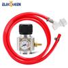 Ball Lock Gas Line Assembly with Mini Co2 Regulator,Support Set Up Pressure 0-90PSI for Beer Wine Making & Carbonated Soda Water