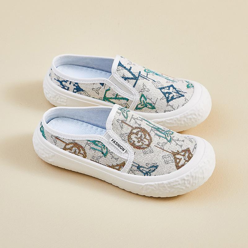 

Летние парусиновые туфли с дышащей сеткой и кроссовки на платформе для повседневной уличной фотографии 35 белый