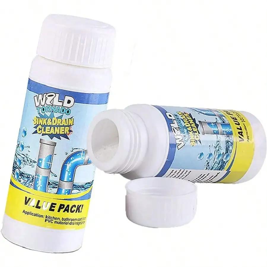 Der leistungsstarke Rohrreiniger und das spezielle Kanalreinigungspulver entfernen effektiv Gerüche und Verstopfungen