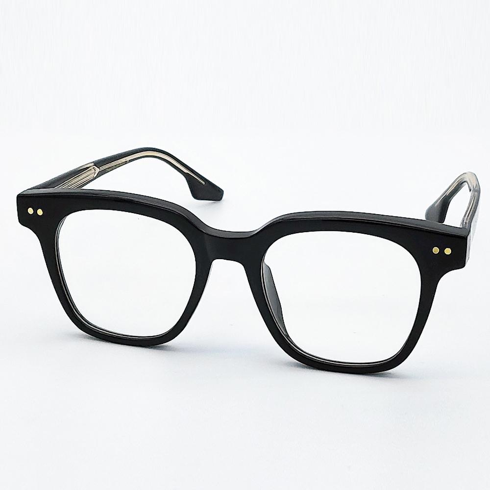 Lapeullolida Schrift Schwarz Hornrandbrille