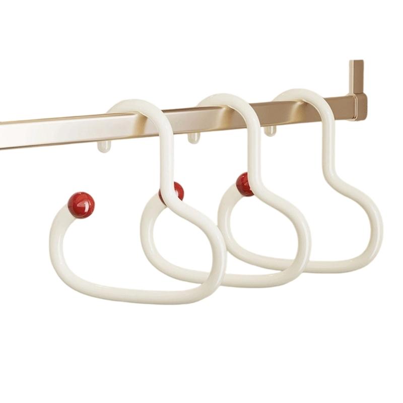 Creative Dopamine Styles Rings Hanger For Scarves Hats Accessories Nonslip Wall Door Storage Organizers белый