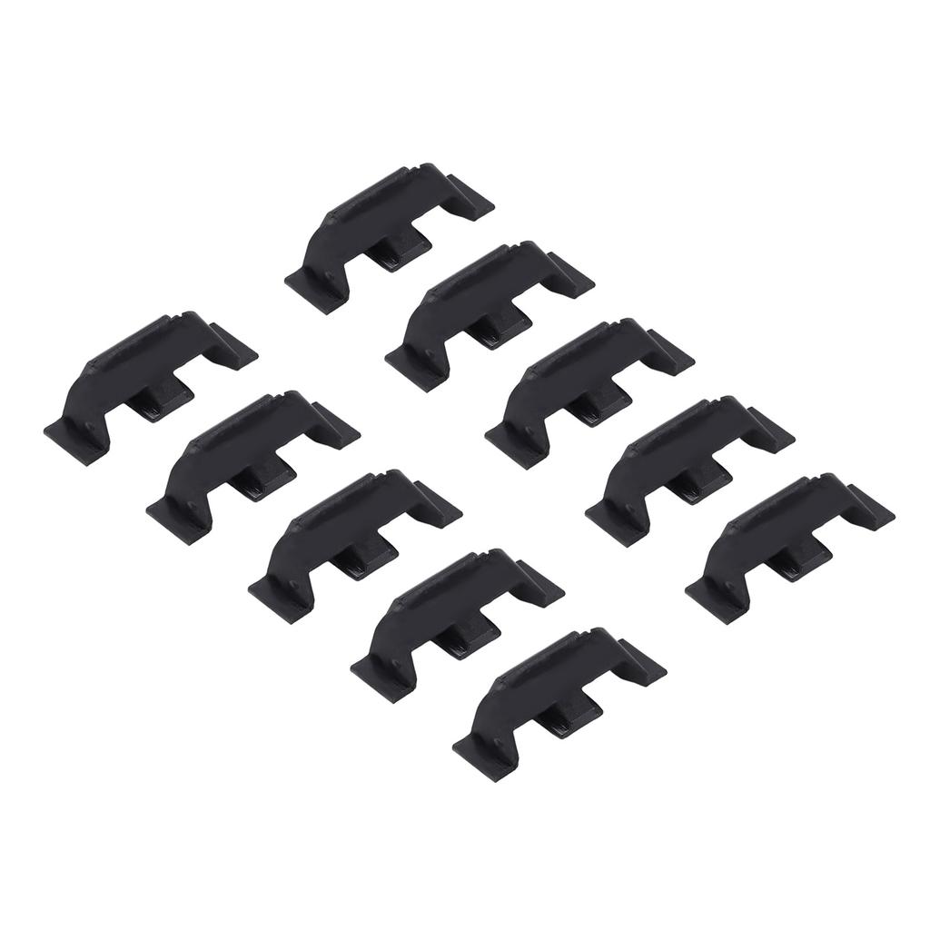 10 Stück Scheinwerfer Zierring Clips 51132752145 Kunststoff Frontscheinwerfer Blendenclips Ersatz für Cooper R55 R56 R57 R58