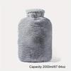 1 Piece of 33.81oz/67.63oz Large Capacity Plush Hot Water Bag: Made of PVC Material, Hand Warmer Very Suitable for Beds