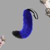 Cosplay Fake Fox Tail Soft Fuzzy Plush Banded Contrast Color Adjustable Waist Circumference Elastic Band Performance Club Dance Paty Costumes