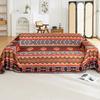 Azteken-Decke, Übergroße Boho-Kuscheldecke Sofabezug Doppelte Nutzung Picknickdecke Mit Quasten Sofa Bett Universell Dekorativ