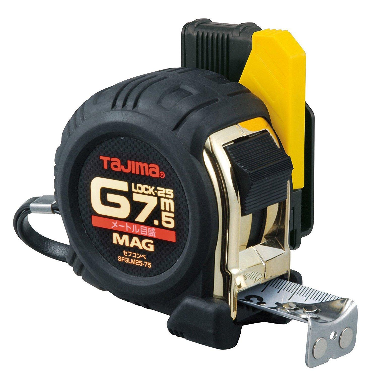 

Tajima Convex x 25mm Sef Conve G Lock Mag Claw 25 SFGLM2575BL 7.5m чорний