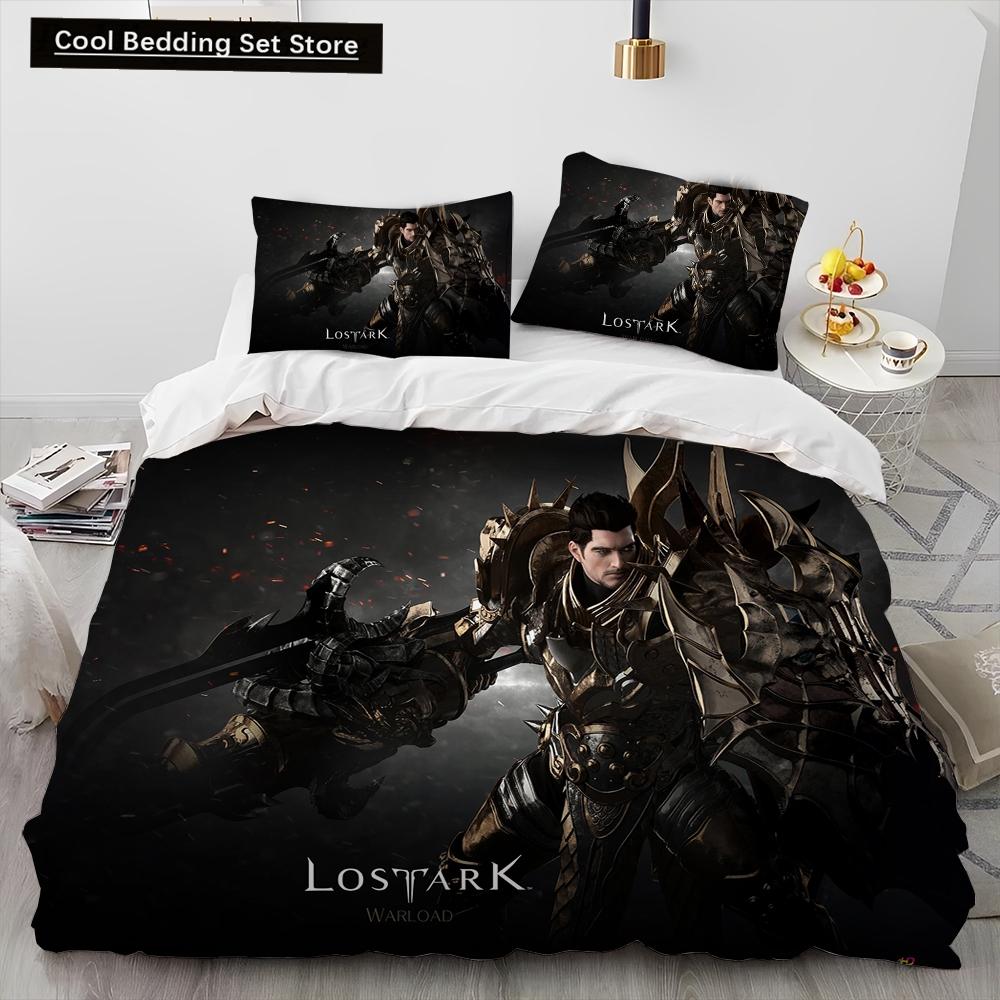 3D Lost ARK Game Gamer Cartoon Comforter Bedding Set,Duvet Cover Bed Set Quilt Cover Pillowcase,king Queen Size Bedding Set Kids