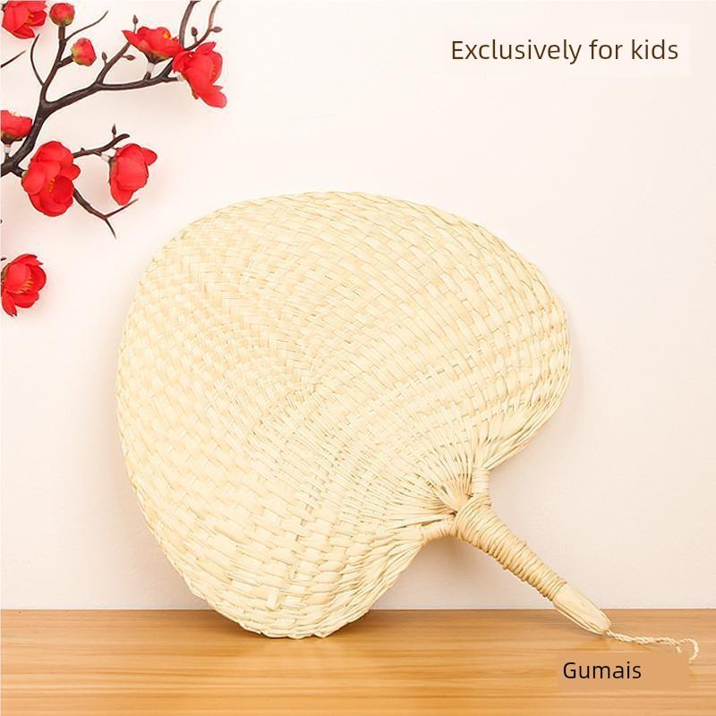 Large Traditional Palm Leaf Fan, Durable for Summer, Handmade Banana Leaf Fan, Chinese Style, Children's Ancient Style, Small Fan for Babies