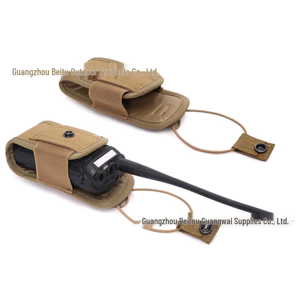 Camouflage Multi-Functional MOLLE Outdoor Walkie Talkie & Phone Pouch