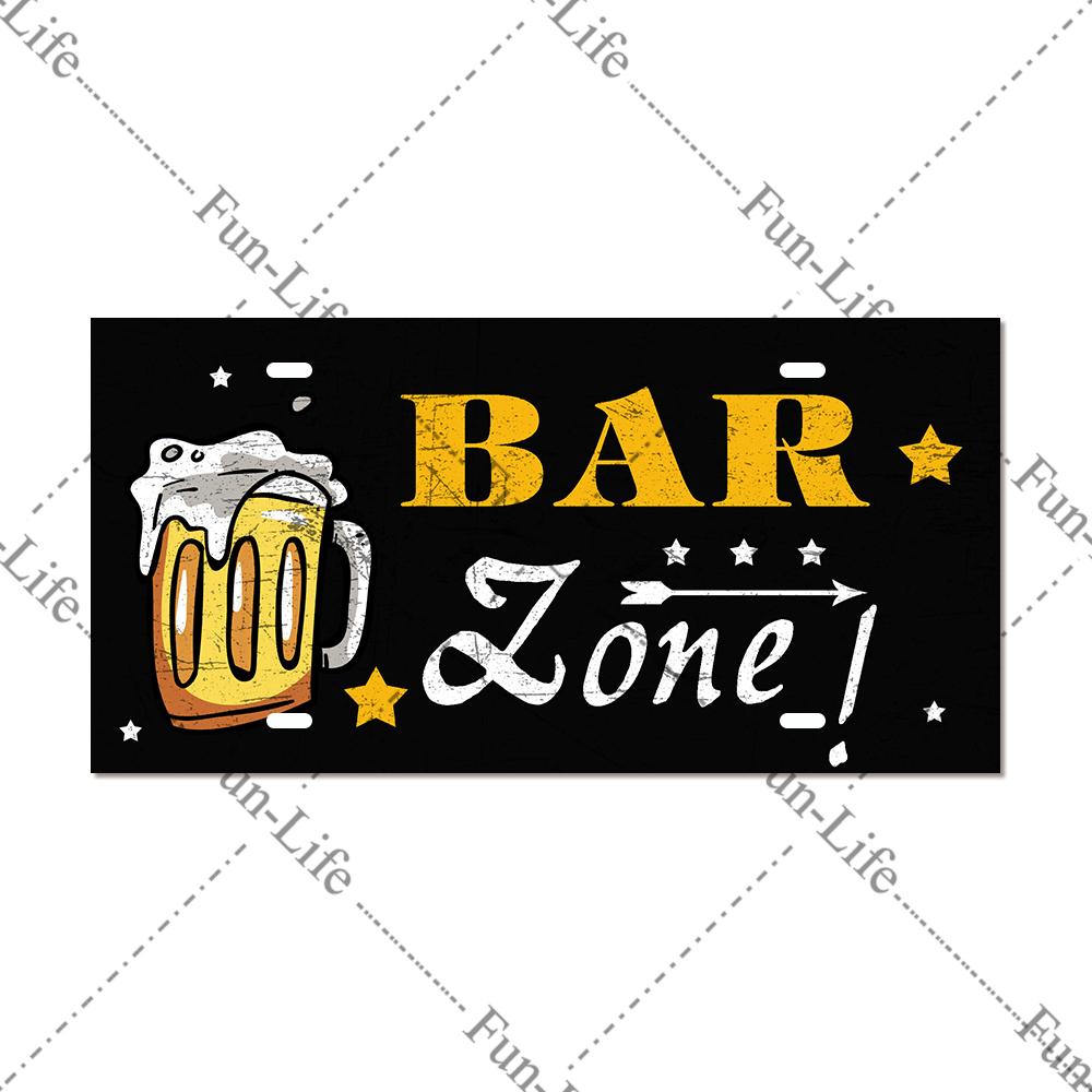 Beer Metal Tin Signs, Plaque Plates, Vintage Wine Poster, Bar, Pub Party, Man Cave, Pub, Kitchen, Home Wall Decor