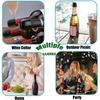 Champagne Stoppers, 4 Pieces Champagne Stopper with Rotary Switch, Reusable Sealed Bottle Stoppers Champa A7