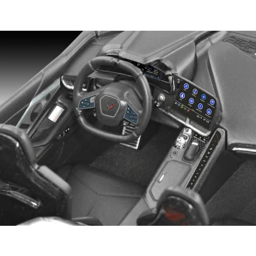 German Revell 1/25 Corvette Stingray C8 Coupe Plastic Model Kit 07714
