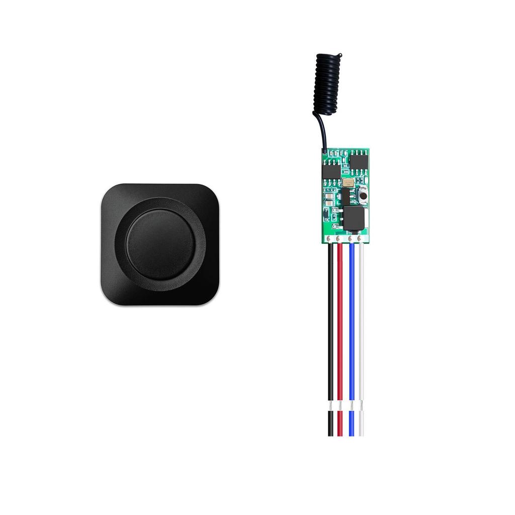 Multi-Voltage 433M RF Remote Control Switch with Mini Receiver for LED Access