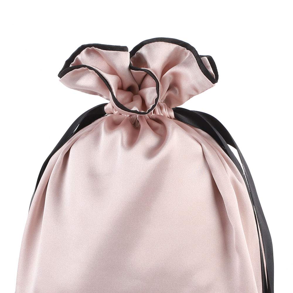 Drawstring Bag for Cosmetic Accessory Travel Drawstring Bag Only [NEOVIVA] Girls, Pouch, Holder, Smooth, Gift, Pink,