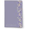 Factor Notes Notebook: 100 Gsm Ivory Shade Paper Journal Diary, A5, 144 Pages (The Lavender Wildflower, Plain)