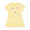 LUSON Mädchen Stickerei Polo Kleid Set
