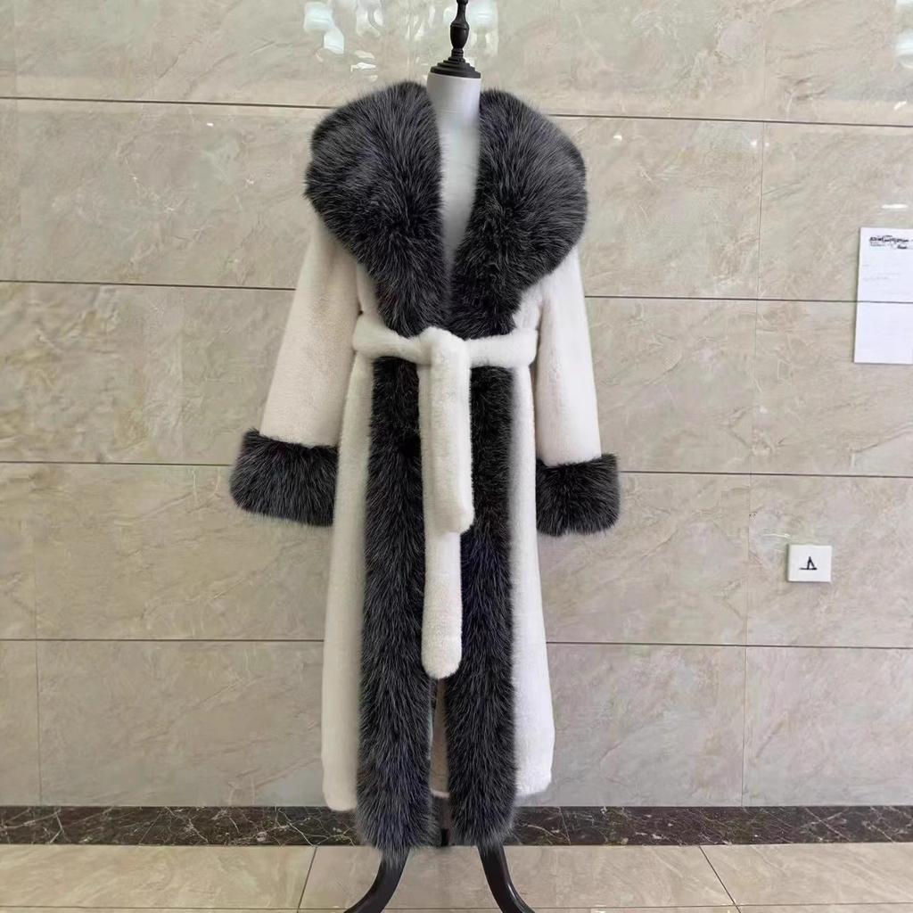 Imitation Fur Coat Women's Mid Length Coat