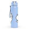1PC Black White Cat Couple Cartoon Pattern 750ml Color Plastic Sports Water Bottle Leakproof Flip Straw Lid Suitable for Sports Office Home Use