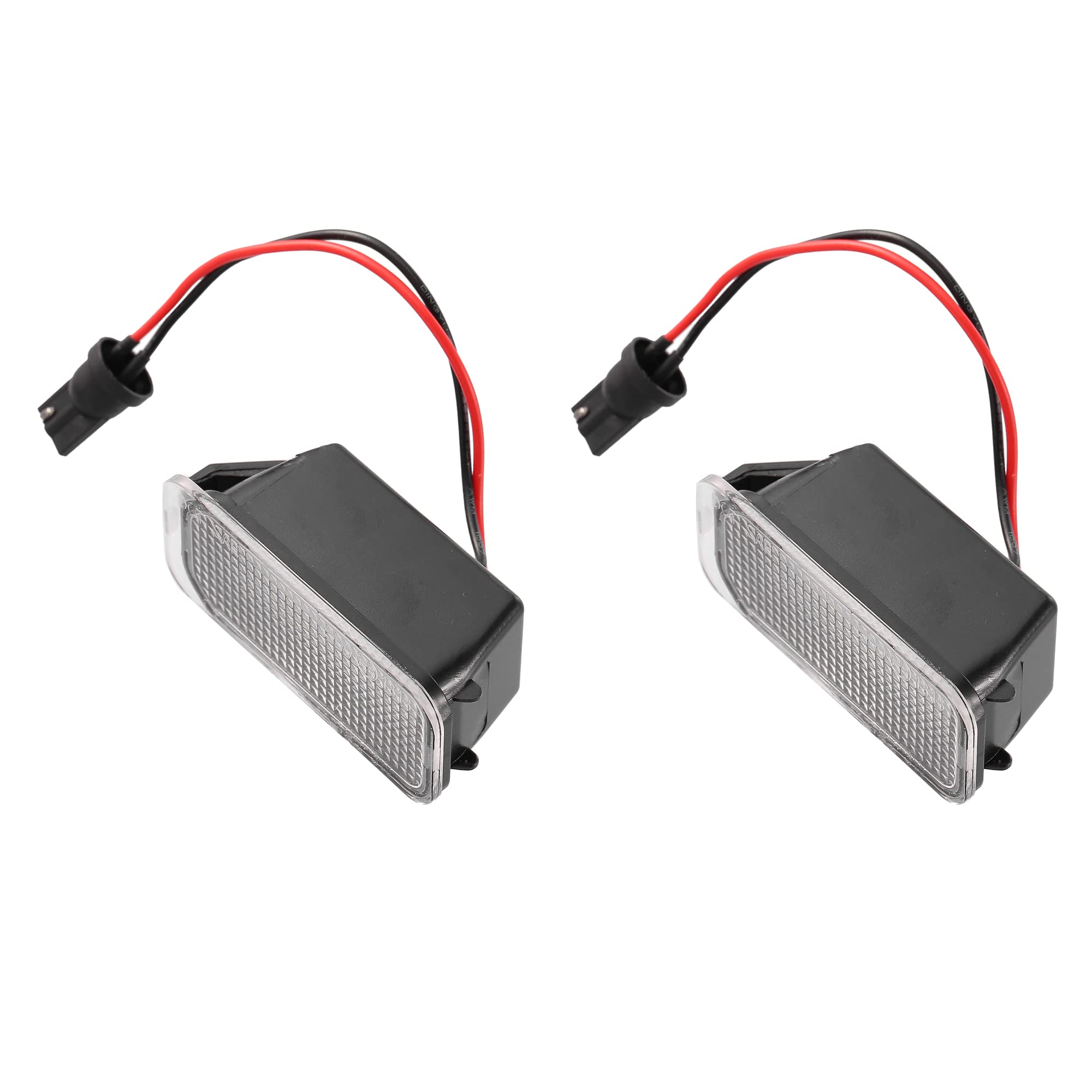 uxcell Светодиодная подсветка номерного знака Автомобильная лампа номера Замена Белый свет Совместимо с Ford