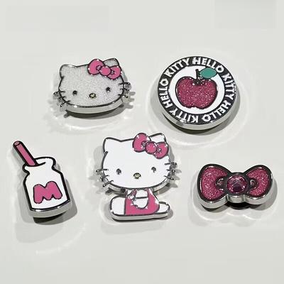 Horké Miniso Roztomilé Sanrio Hello Kitty Série Děrované Boty Příslušenství Anime Cinnamoroll DIY Vysoká Hodnota Vzhledu Šperky Pro Přátele Dárek