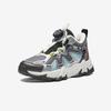 Anta Childrens Summit Fleece Comfortable Lightweight Shock Absorbing Warm Mid-Top Casual Shoes Kids Casual Shoes Mica-Gray A12446917-1