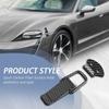 2PCS Car Bumper Clips, Bumper Quick Release, Front Rear Bumper Fastener Kit, Durable Carbon Fiber Car Bumper Security Hook Lock Clips, Universal Car
