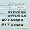 BPX5 Biturbo 700 800 900 Red Block Emblem Car Side Fender Logo for G Class G63 G65 G500 G800 W463 Black Chrome