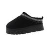 2025 autumn and winter new large size European and American thick-soled snow boots heightened and velvet warm outer wear women