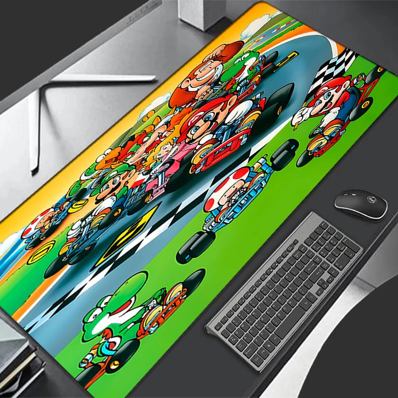 Super Mario1 Theme Premium Non-slip Mouse Pad with Stitched Edges,Durable Rubber Material,for Desktop & Gaming Great Gifts