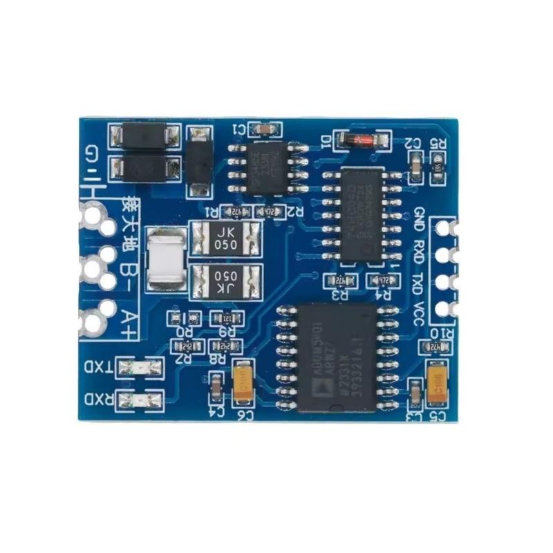 Compactly TTL to RS485 Module Signal Converters 3 V 5V Power Industrial AntiInterference Design Wide Voltages Input