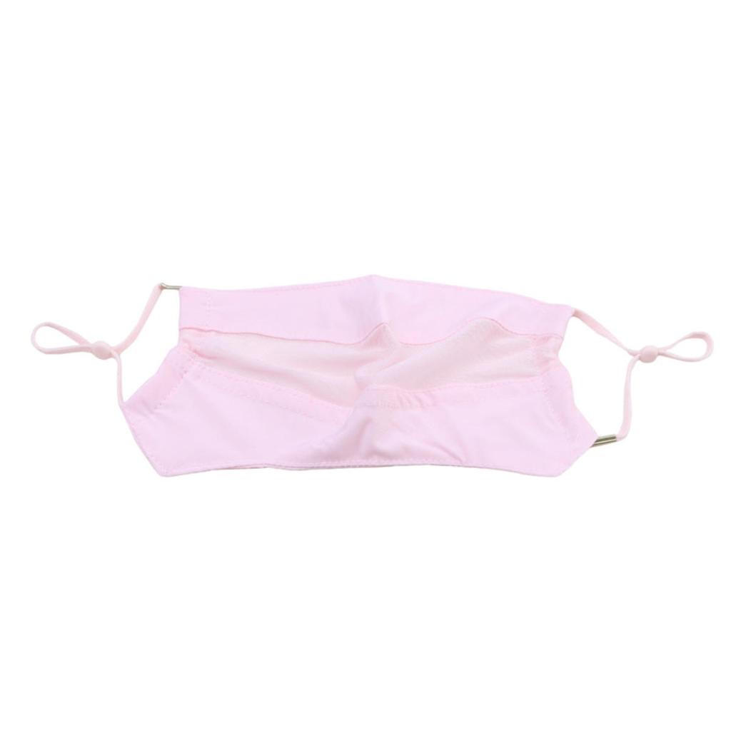 Mesh Ice Silk Face Scarf Elastic Solid Color UV Protection Anti-uv Face Cover Face Mask  Scarves Sunscreen Veil Fishing