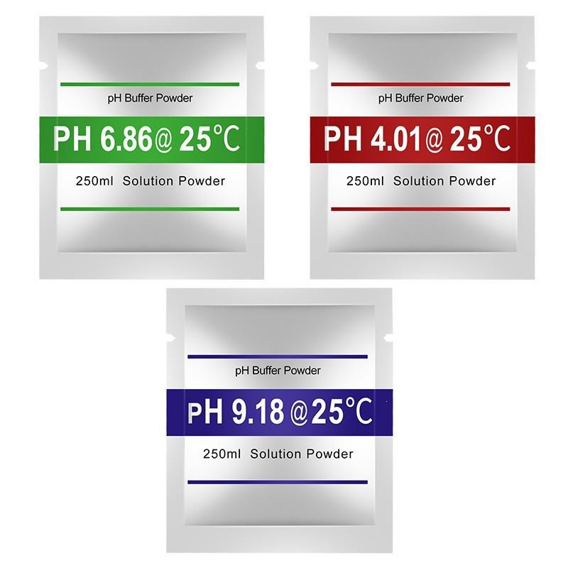 High Precision pH Buffer Calibration Powder Pack: pH 4.01, 6.86, 9.18