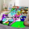 Cartoon S-Sprunki Blanket Soft And Comfortable Nap Blanket Suitable For Iiving Room Office Bedroom Warm Birthday Home Kid Gift