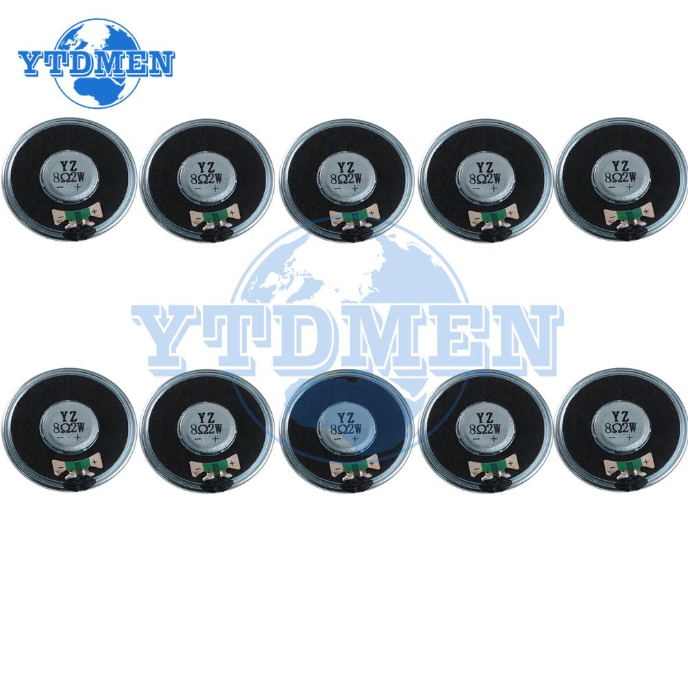 5/10PCS 2W 8ohm Speaker 40MM Diameter Ultra-thin Horn Speaker 2 Watt 8 Ohm Loudspeaker Kit for Arduino