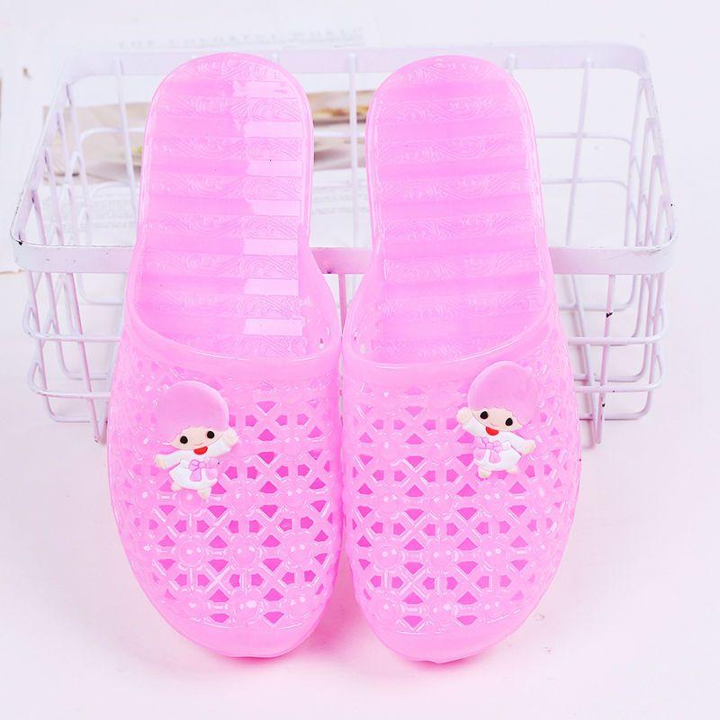 

Тапочки для женщин полупрозрачные прозрачные нескользящие плоские туфли из желе для женщин сандалии для женщин 41