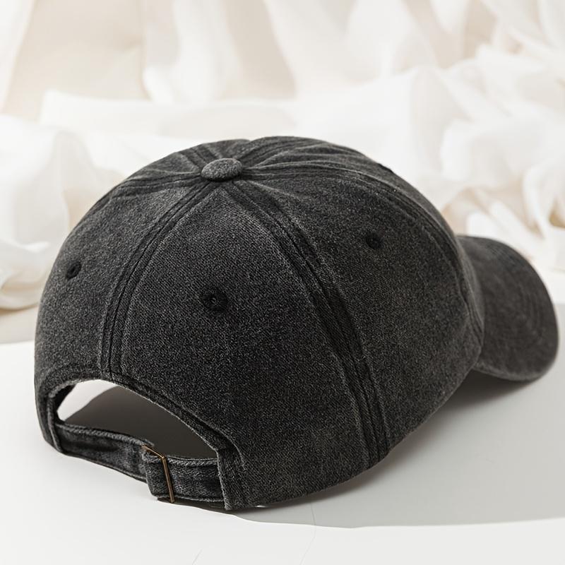 Baseball Cap Bicycle Print Dad Truck Cap Retro Washed Men's and Women's Fashion Fishing Hat Curved Brim Peaked Cap