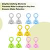 Silicone Tub Stopper 2X Bear Shape Design Bathroom Replacing Tub Stopper Leakproof Sink Drains Plug For Kid Boy Girls Children