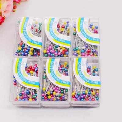 Dress Craft Weddings Corsage Dressmaking Pins Pearl Head Popular 100PCS/200 Pcs/lot Florists Sewing Pin Diy Colorful Accessories