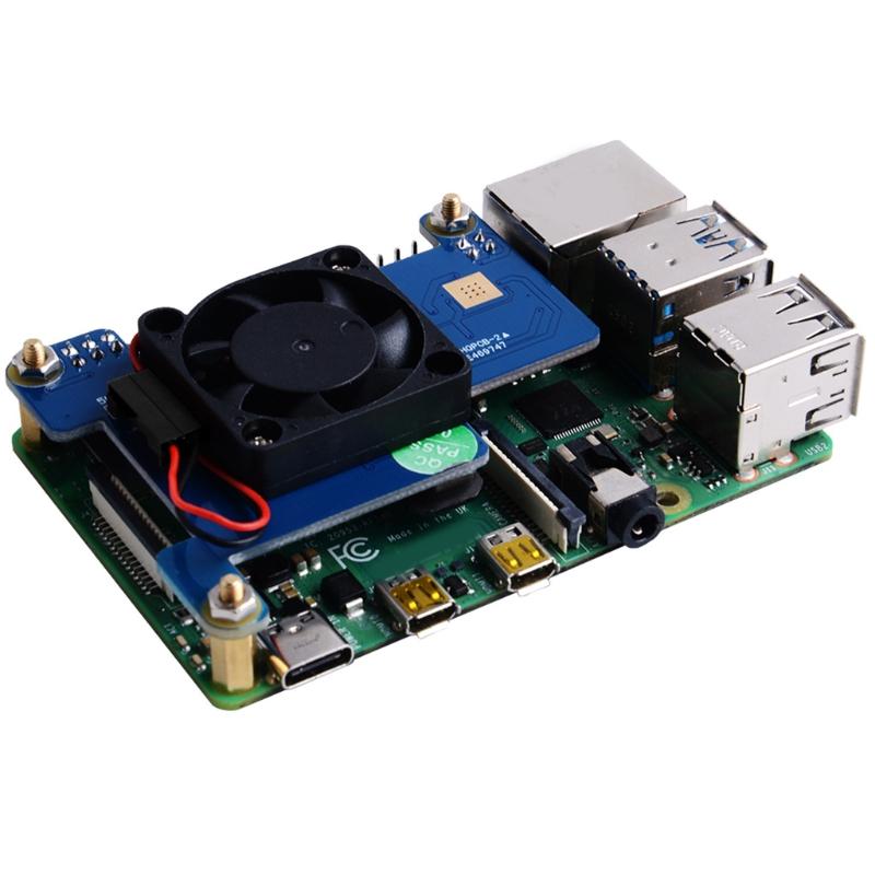 New  4B/3B + POE Power Over Ethernet Expansion Board Cooling Module Onboard Fan OLED  Standard